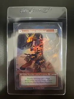 Maze Minotaur Sorcery Contested Realm Alpha Elite Foil - Image 1