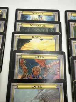 MTG Oversized Card Lot 1999 Magic The Gathering Wizards of The Coast URZA, KARN - Image 3
