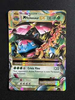 Pokemon Mega Venusaur EX TCG Holo Card 2/108 XY Evolutions Ultra Rare Near Mint - Image 1