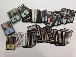 240+ Mixed Modern Vintage MTG Basic LAND lot Mercadian Masques Portal MP LP - Image 1