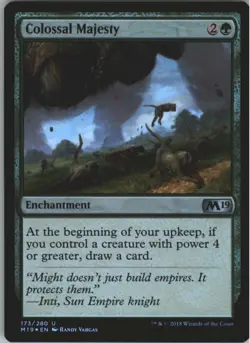Colossal Majesty - Core 2019 Foil LP MTG Magic 173 - Image 1
