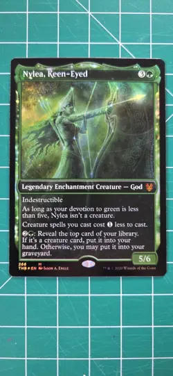 Nylea, Keen-Eyed (Showcase) Theros Beyond Death Foil - Image 1