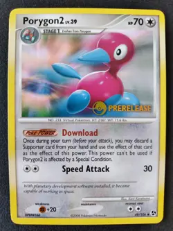 Pokemon Porygon2 Prerelease Stamp Promo Great Encounters Set 49/106 NM Card - Image 1