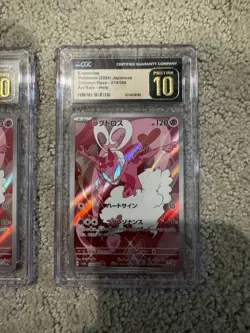 LOT OF TWO CGC PRISTINE 10’s - Enamorus Pokemon(2024)-074/066 Art Rare Holo Jap. - Image 4