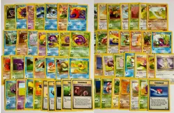 Near Complete Common/Uncommon Set Jungle Fossil Pokemon 60 Card Lot WOTC VTG - Image 1