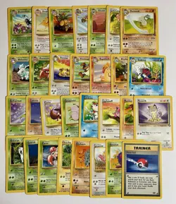 Near Complete Common/Uncommon Set Jungle Fossil Pokemon 60 Card Lot WOTC VTG - Image 2