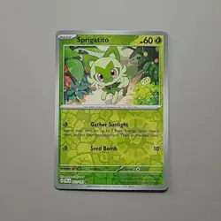 Pokemon TCG: Sprigatito - 012/193 - Reverse Holo - Paldea Evolved - NM - Image 1