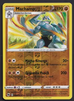 Machamp - Champion's Path - 026/073 - Reverse Holo Rare - Pokemon TCG - NM - Image 1