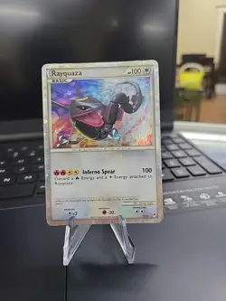 Rayquaza (Shiny) Call of Legends SL10 Ungraded DAMAGED Pokemon Card - Image 1
