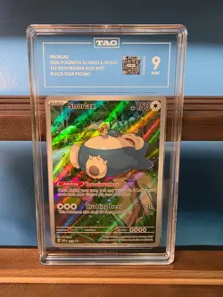 TAG 10 SNORLAX BLACK STAR PROMO 151 ELITE TRAINER BOX #051 2023 POKEMON - Image 1