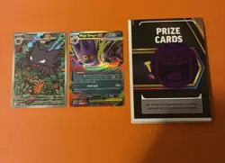 Haunter 027 Black Star Promo Illustration Rare IR Pokemon W Extras Gengar Mega - Image 2