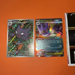 Haunter 027 Black Star Promo Illustration Rare IR Pokemon W Extras Gengar Mega - Image 3