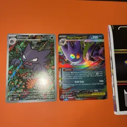 Haunter 027 Black Star Promo Illustration Rare IR Pokemon W Extras Gengar Mega - Image 4