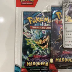 Pokemon S&V Twilight Masquerade🎭 3 Pack Blister | Revaroom Promo🔥 - Image 3