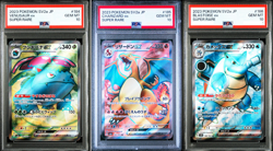 PSA 10 Venusaur Charizard Blastoise SR Set 184-186/165 151 Japanese Pokemon Card - Image 1