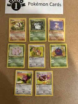 Jungle 1st Edition Pokemon Card Lot Vintage WOTC - Image 1