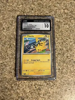 CGC 10 Pokemon Pikachu 2024 World Championships Promo - SVP: 190 Gem Mint PSA - Image 1