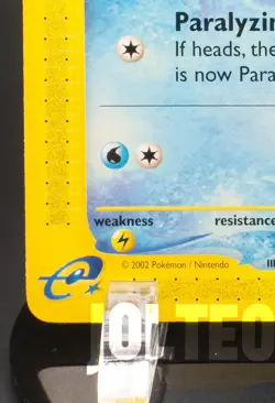 Pokemon TCG Card - Totodile 135/165 Expedition Base Set Common Vintage E-Reader - Image 4