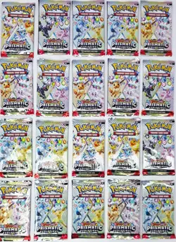 Pokemon Prismatic Evolutions Booster Pack - 10 Cards/Pack - Random Art - SEALED - Image 1