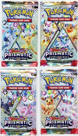 Pokemon Prismatic Evolutions Booster Pack - 10 Cards/Pack - Random Art - SEALED - Image 2