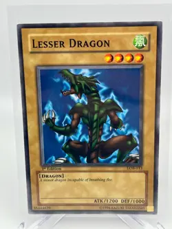 Yu-Gi-Oh! Lesser Dragon LOB-113 1st Edition NM Never Played - Image 1