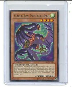 Heraldic Beast Twin-Headed Eagle - Yu-Gi-Oh - CBLZ-EN015 - Image 1