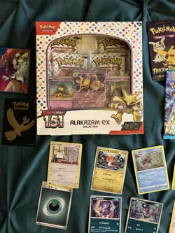 151 Alakazam Ex Collection Box + Nice Lot Of Pokemon Cards Lot New And Loose - Image 2