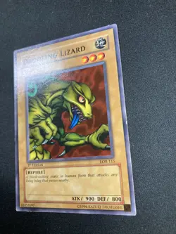 Yu-Gi-Oh! Drooling Lizard - LOB-115 - 1st Edition - NA English - LP - Glossy - Image 2