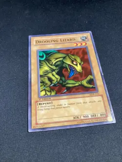Yu-Gi-Oh! Drooling Lizard - LOB-115 - 1st Edition - NA English - LP - Glossy - Image 4