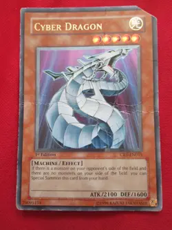 Cyber Dragon (UTR) CRV-EN015 1st Ed. + High Value Yugioh DAMAGED Card Lot! Read! - Image 2