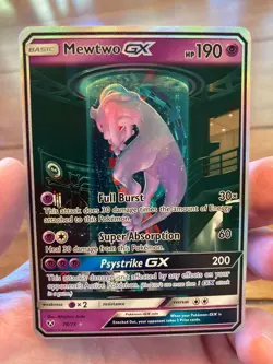 Mewtwo GX Secret Shining 78/73 Shining Legends Pokemon TCG - Image 1