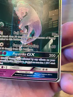 Mewtwo GX Secret Shining 78/73 Shining Legends Pokemon TCG - Image 5