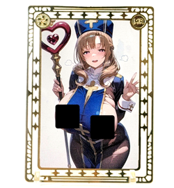 Goddess Story: Mamako Oosuki Spicy Metal Anime Waifu CCG Card - Image 1