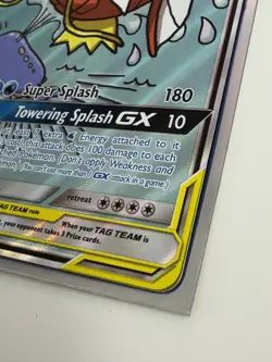 Pokemon Sun and Moon Team Up Magikarp Wailord GX Alternative Art Card 161/181 - Image 3