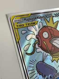 Pokemon Sun and Moon Team Up Magikarp Wailord GX Alternative Art Card 161/181 - Image 4
