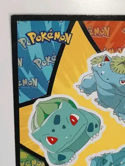 Topps 1999 Pokemon The Movie Sticker Insert Card Bulbasaur Ivysaur Venusaur - Image 2