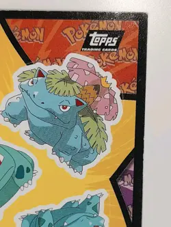 Topps 1999 Pokemon The Movie Sticker Insert Card Bulbasaur Ivysaur Venusaur - Image 3