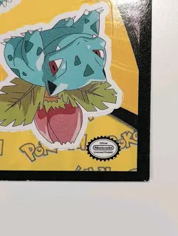 Topps 1999 Pokemon The Movie Sticker Insert Card Bulbasaur Ivysaur Venusaur - Image 5
