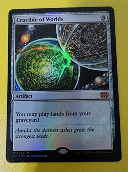 Crucible of Worlds Foil Card #303 MTG 2x2 NM-M Never Played - Image 1