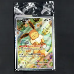 Eevee 173 Prismatic Evolutions ETB Promo Alt Art Holo Pokemon TCG Card SEALED - Image 1