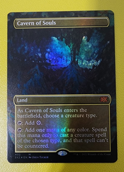 Cavern of Souls Borderless Foil Card #402 MTG 2x2 NM-M Never Played - Image 1