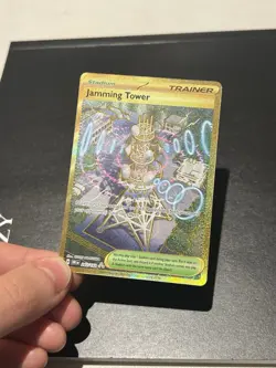 Pokemon TCG Jamming Tower 243/182 2025 Destined Rivals Hyper Rare Card - NM - Image 1
