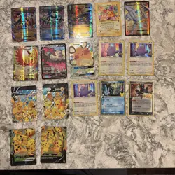 Pokemon Card Lot: Birthday Pikachu, Ditto, Primal Groudon, Moltres V, Machamp EX - Image 1