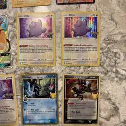 Pokemon Card Lot: Birthday Pikachu, Ditto, Primal Groudon, Moltres V, Machamp EX - Image 3