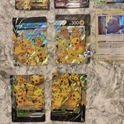 Pokemon Card Lot: Birthday Pikachu, Ditto, Primal Groudon, Moltres V, Machamp EX - Image 5