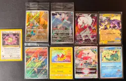 Pokemon Sealed + open Promo Card Lot Mimikyu 075 Pikachu SM108 Meowth 18 Victini - Image 1