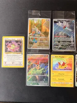 Pokemon Sealed + open Promo Card Lot Mimikyu 075 Pikachu SM108 Meowth 18 Victini - Image 3