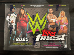2025 Topps Finest WWE Hobby Box Wrestling Brand New Factory Sealed Trading Cards - Image 1
