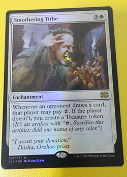 Smothering Tithe Foil Card #031 MTG 2x2 NM-M Never Played - Image 1