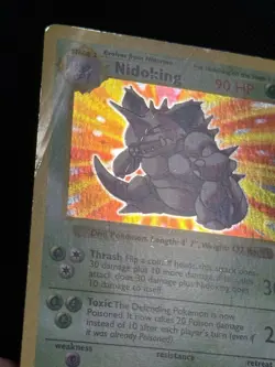 Nidoking 11/102 SHADOWLESS - Base Set Holo Pokemon Card Vintage 1999 WOTC PL - Image 3